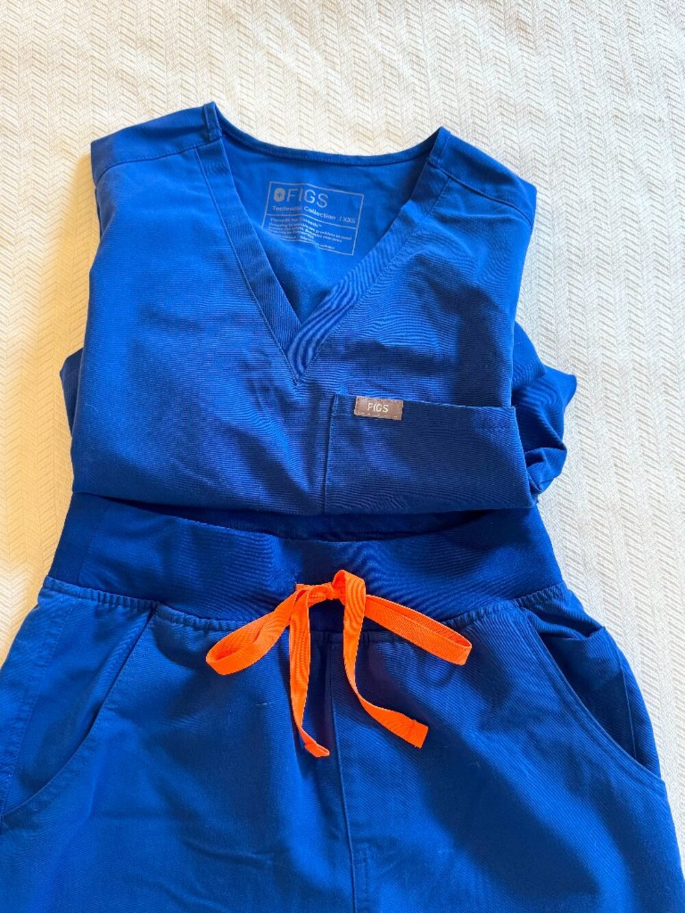 FIGS Scrub Set | Color: Winning Blue | Catarina XXS Top, Yola XS Bottom
